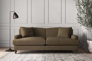 nkuku Deni Large Sofa | Make To Order | Brera Linen Chesnut | No Colour