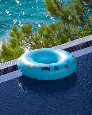Vilebrequin - Inflatable Pool Ring Ronde Des Tortues - Vilebrequin X Sunnylife - Sport Accessories - Funny - Blue - Size OSFA
