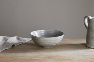 nkuku Valinha Earthenware Cereal Bowl | Tableware | One Size | Grey