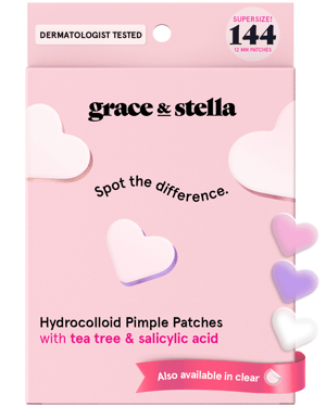 hydrocolloid pimple patches - 144 Pack / Heart