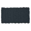 Outdoor Rope Mat Washed Black - 45x75cm