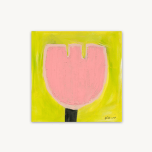Grapefruit Tulip Original Painting by Kerri Rosenthal