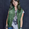 Bomber Gilet in Green