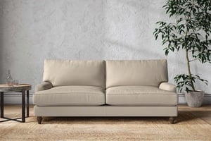 nkuku Marri Large Sofa | Make To Order | Recycled Cotton Stone | No Colour