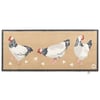 Chicken 1 Beige Washable Runner - 65x150cm