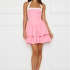 Chasing Joy Halter Mini Dress Pink