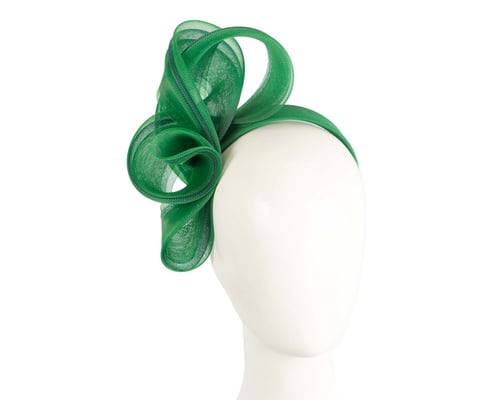 Green crinoline bow fascinator by Fillies Collection