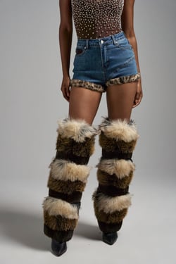 AKIRA Love Me More Denim Short Pants | Size 1X