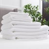 QE Home White Cotton Towels