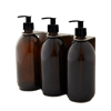 Nickel Triple Wall Mounted Soap Dispenser