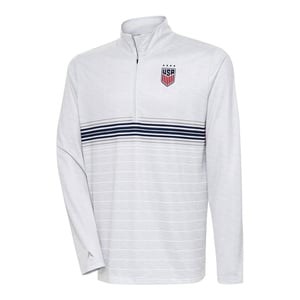 Men's Antigua USWNT Bullseye White Pullover / 2X