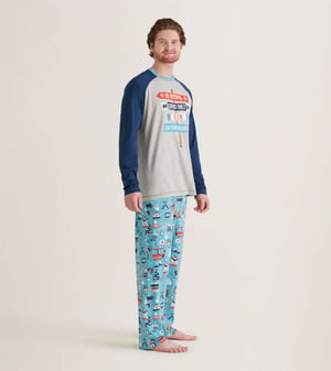 Ski Holiday Men's Stretch Cotton Pajama Pants