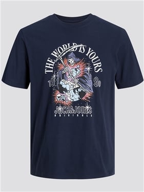 Jack & Jones Heavens Ss Crew Neck Junior Tee - Sky Captain - 14Y