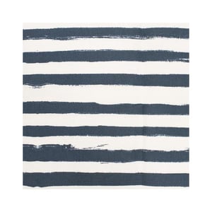 Stripe on Stripe Midnight Blue Fabric