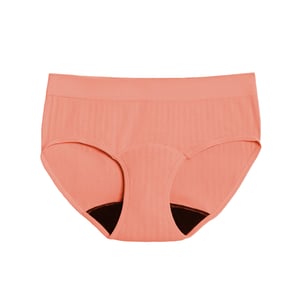 The Bikini Period. in SportyStretch For Heavy Flows - Peach / XL
