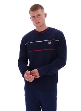 Kallum Waffle Textured Crew Neck Jumper - 4XL