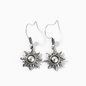 Jeulia "Dancing Sunshine" Sterling Silver Drop Earrings