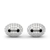 Jeulia "Inflatable Caretaker" Sterling Silver Stud Earrings