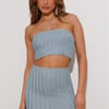 Matching Fit Crop Top Blue