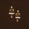 Lotus Drop Earrings