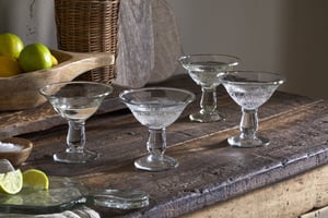 nkuku Sooraj Champagne Coupe Set Of 4 | Glassware | Clear | ()