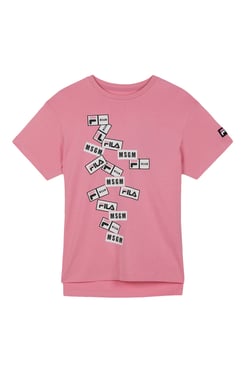 MSGM X FILA Short Sleeve T-Shirt - XL