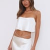 Luxe Dream Crop Top Oyster