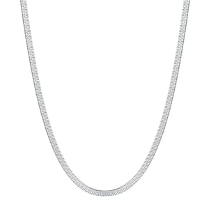 Choker Snake Chain Necklace Silver