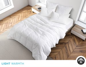 QE Home Chilko White Down Duvet, King