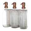 Nickel Triple Wall Mounted Soap Dispenser