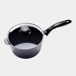 HD Nonstick Saucepan with Glass Lid - Induction - 3.2 qt