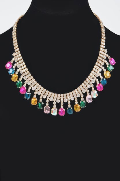 Rhinestone Choker Necklace | Glamorous BYMANYC ® New York