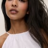 White Halterneck Alessia Mini Dress