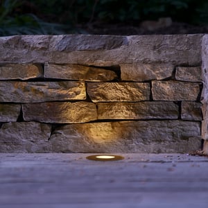 Ogroats ip67 recessed decking light in antique brass
