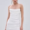 AKIRA Been Her Ruched Mini Dress | Size Medium
