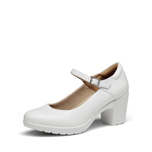 DREAM PAIRS Wide Toe Classic Mary Jane Pumps