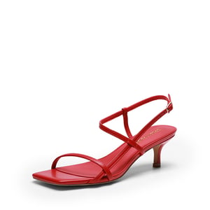 DREAM PAIRS Women   s Kitten Heels with Crossover Straps