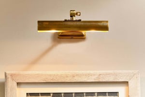 nkuku Pania Picture Wall Light | Lights | One Size | Antique Brass