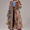 AKIRA Sunday Patchwork Trench Coat | Size Medium
