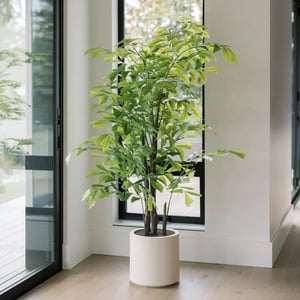 6' Artificial Fishtail Palm Tree in Pot