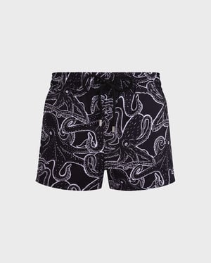 Vilebrequin - Men Short Swim Shorts Poulpes - Swimwear - Manta - Black - Size XXXL