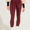 AKIRA Snuggle Flex Fleece Legging | Red