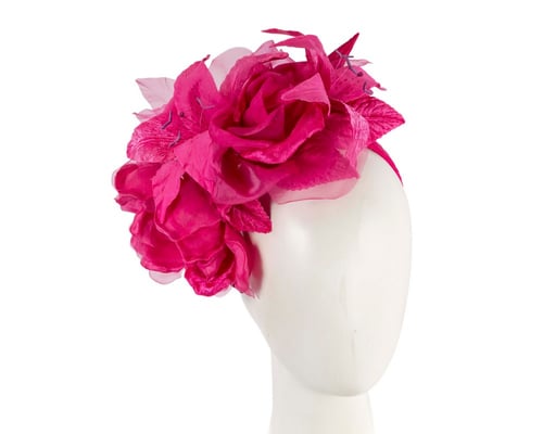 Large Fuchsia flower fascinator by Max Alexander MA905