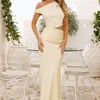 Dandelion Drift Off Shoulder Maxi Dress Yellow