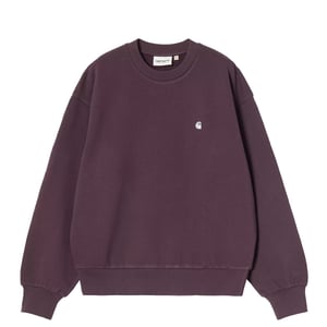 Carhartt WIP Womens Casey Sweatshirt Cozy Purple / Silver