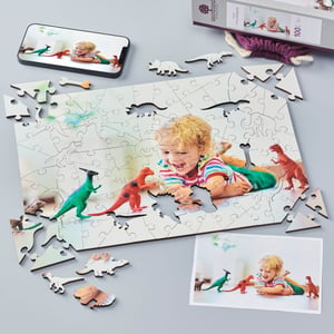 Dinosaur Whimsies - Children's Personalised Puzzle50