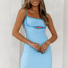 HELLO MOLLY Elevated Design Mini Dress Blue