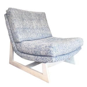 Romeo Chair in Jayney Dutch Blue Linen