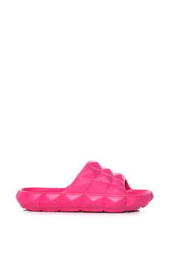 AKIRA Serving Roma Fuchsia Slip On Sandal | Size 5