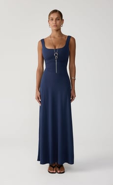 Koa Maxi Dress (Navy) - US 2